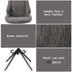 Malika Swivel Dining Chair