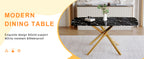 Luxurious 63"x35.4" Dining Table