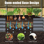 Galvanized Raised Garden Bed, Outdoor Planter Garden Boxes