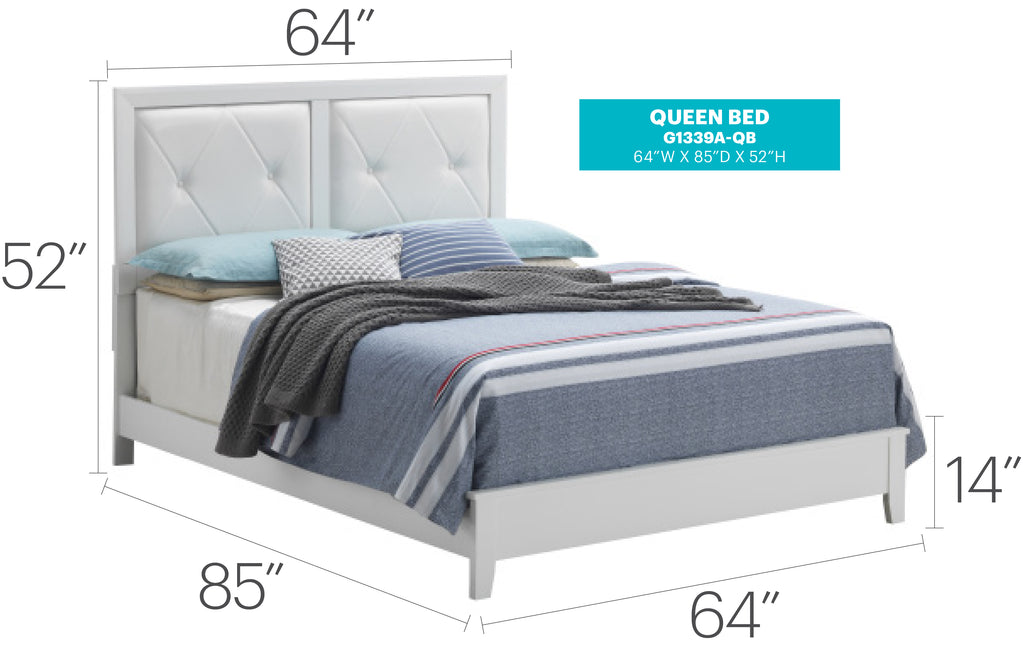Elegant Transitional Bed Frame