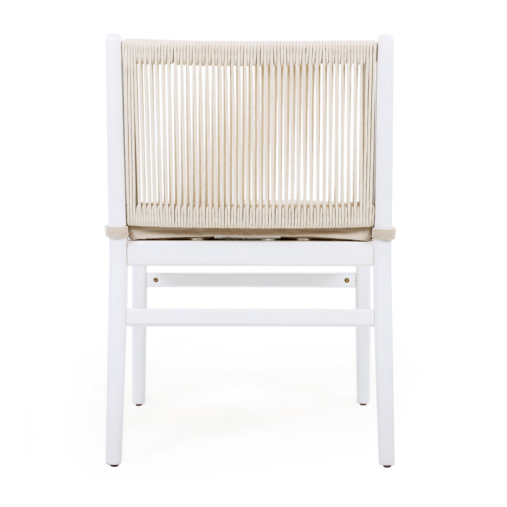 Acacia Wood Outdoor Dining Chairs Set of 2