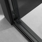 60'' W x 74'' H Sliding Frameless Shower Door with 6mm Tempered Glass