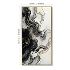 Eclipse Modern Black White & Gold Abstract Set