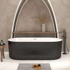 67" Linear Acrylic Freestanding Bathtub