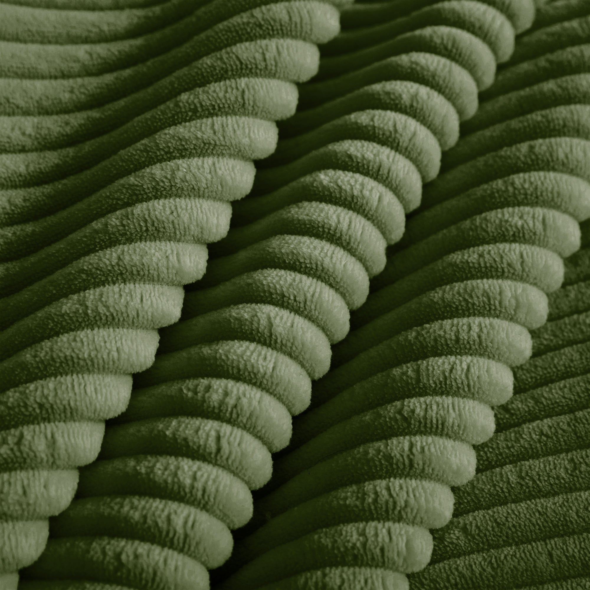 Ottoman Corduroy - Green
