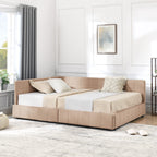 Full Size Storage Upholstered Tufted Bed Frame