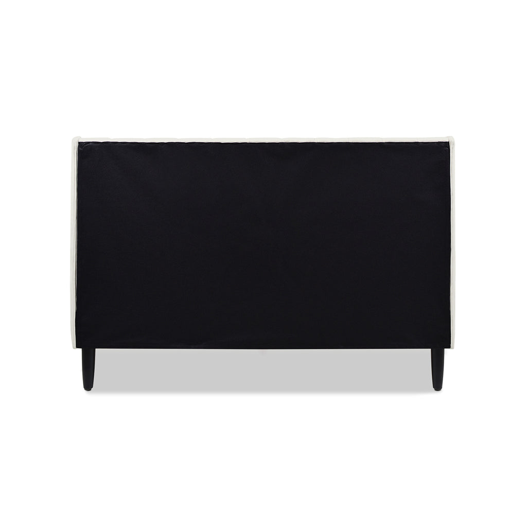 Aspen Vertical Tufted Modern Headboard Platform Bed Set, Queen