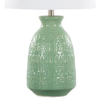 Claudia 20" Contemporary Ceramic Accent Lamp