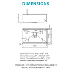 Undermount Workstation Kitchen Sink - 30"x18"x10" Stainless Steel