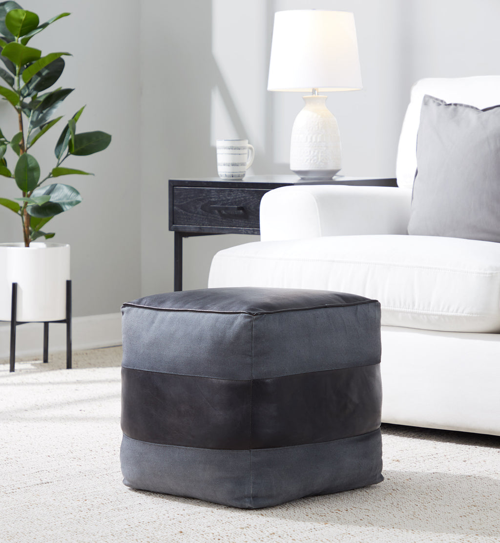 Cobber Canvas Square Ottoman