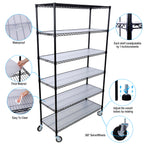 6 Tier 6000lbs Capacity NSF Metal Shelf Wire Shelving Unit