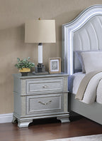 Contemporary Elegant Full Size Bed 3pc Set