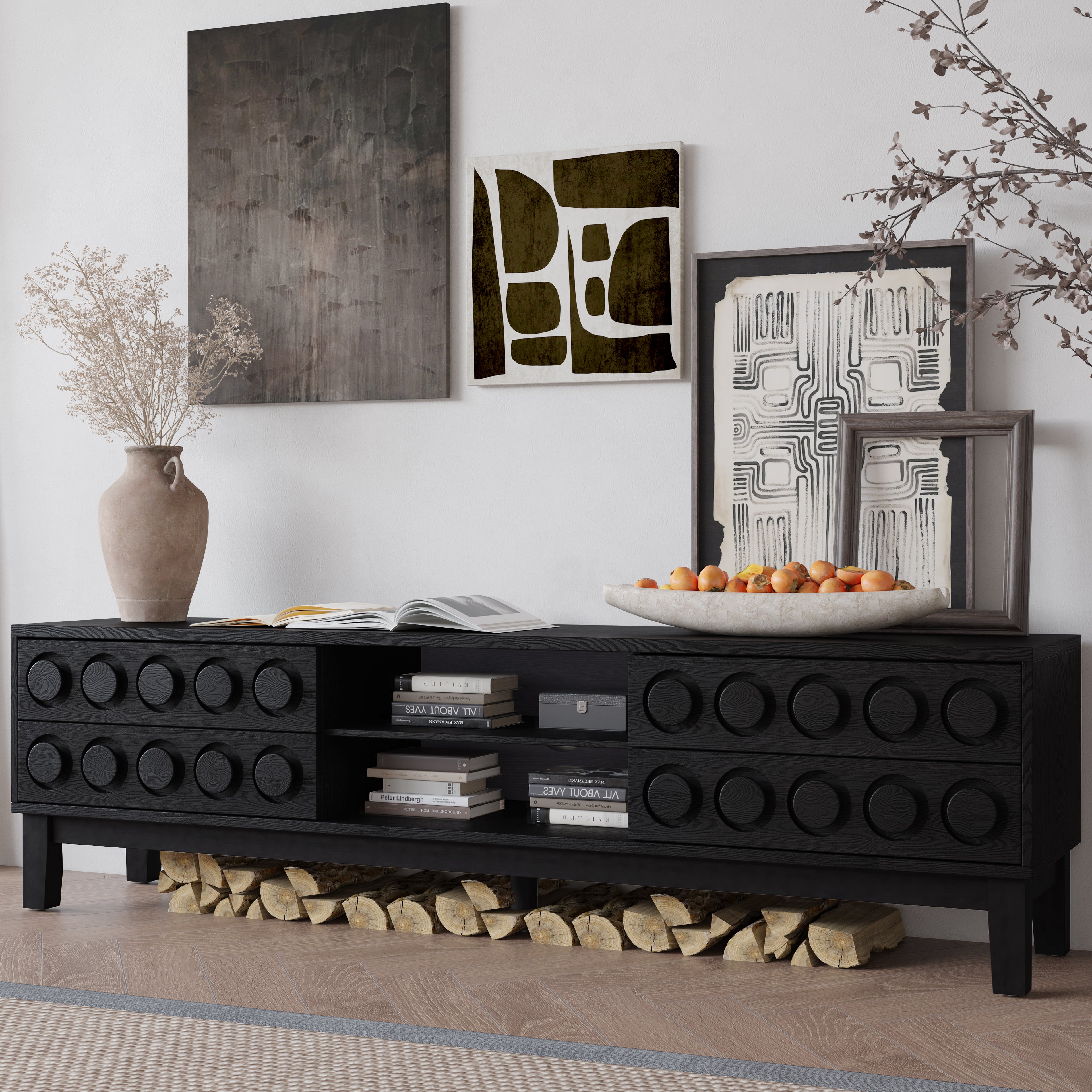 Modern Mid-Century Media Console
