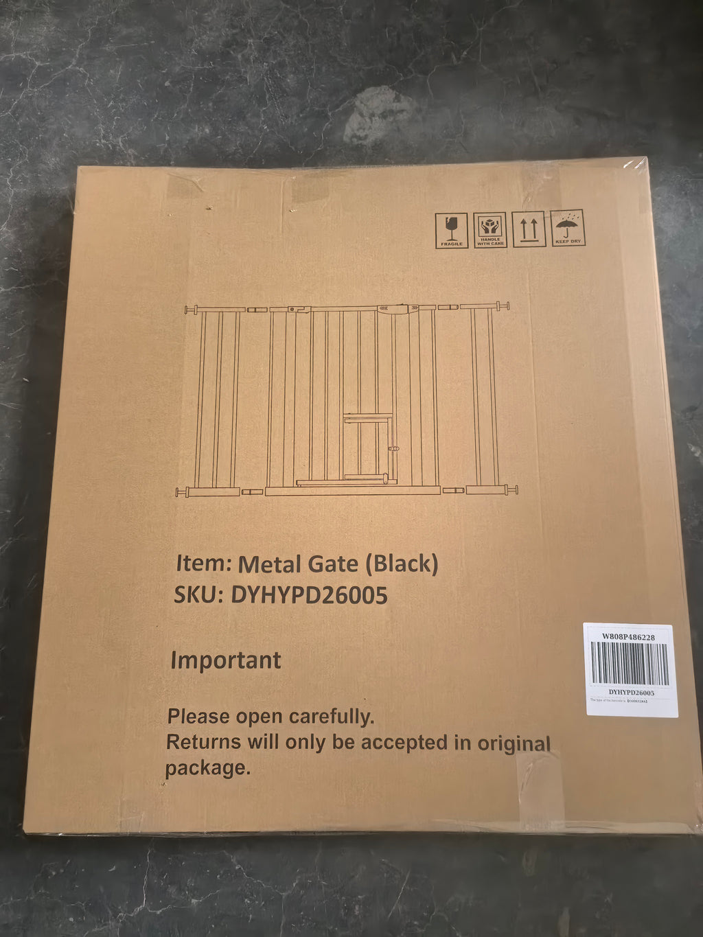 Baby Gate with Cat Door