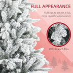 Festive Christmas Decor Artificial Flocked Christmas Tree