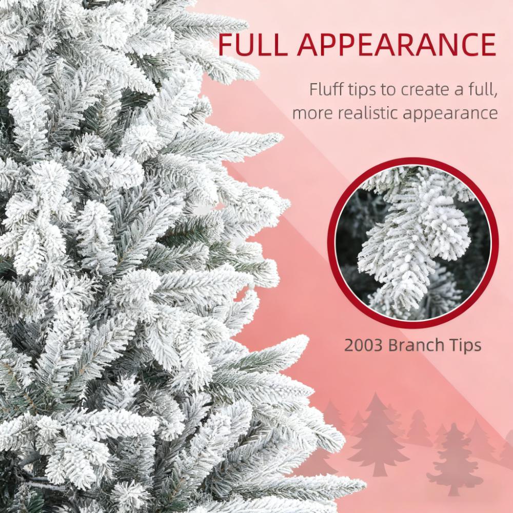 Festive Christmas Decor Artificial Flocked Christmas Tree