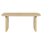 Natural Oak Veneer Dining Table