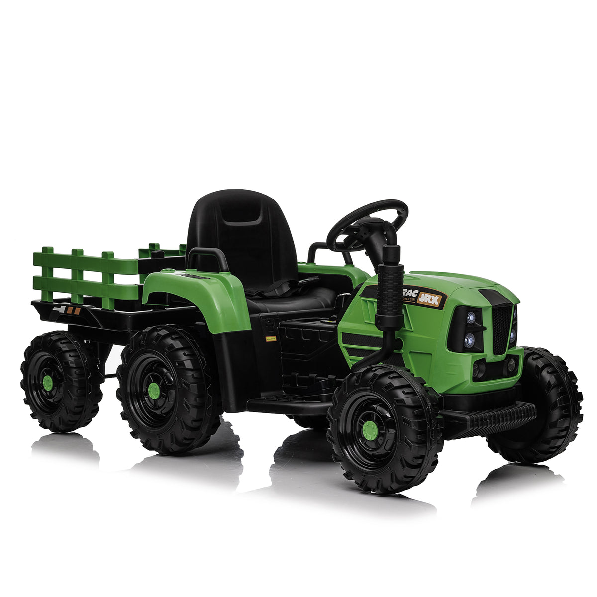 Ride On Tractor with Trailer - 24V Electric Toy for Kids