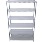 6 Tier 6000lbs Capacity NSF Metal Shelf Wire Shelving Unit