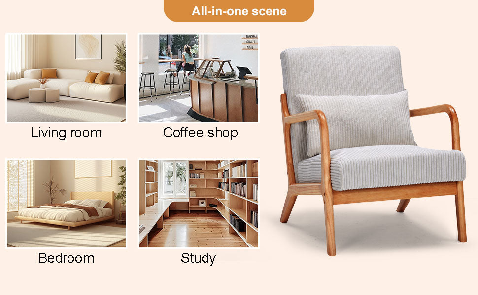 Mid-Century Modern Accent Chair