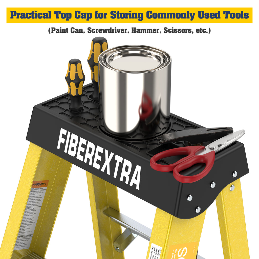 Fiberglass Reinforced Single Side Ladder – Lightweight Non-Conductive Access Ladder 4-Step