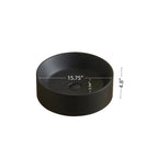 JINBO 16'' Bathroom Round Solid Surface Basin