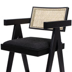 Milan 25.5" Modern Resin Webbing Back Bar Stool Set of 3