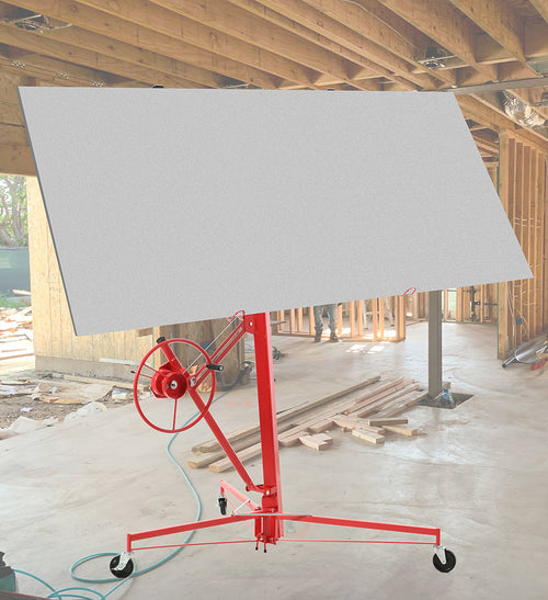 16 FT Drywall Lift Panel Rolling Hoist Jack Lifter