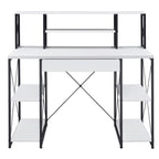 White and Black Recording Studio Desk