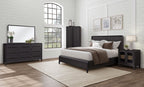 Queen Waterfall Panel Bed