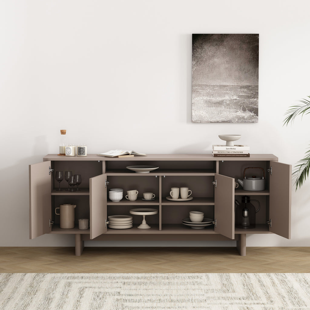 Modern Ella 70.86" Sideboard with Adjustable Shelves