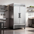 54" Commercial Freezer - 49 Cu.Ft Double Door
