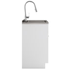 Beckham - 28" Laundry Cabinet with Faucet and Stainless Steel Sink