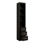 85.04" Tall Storage Cabinet with Drawer and Shelves