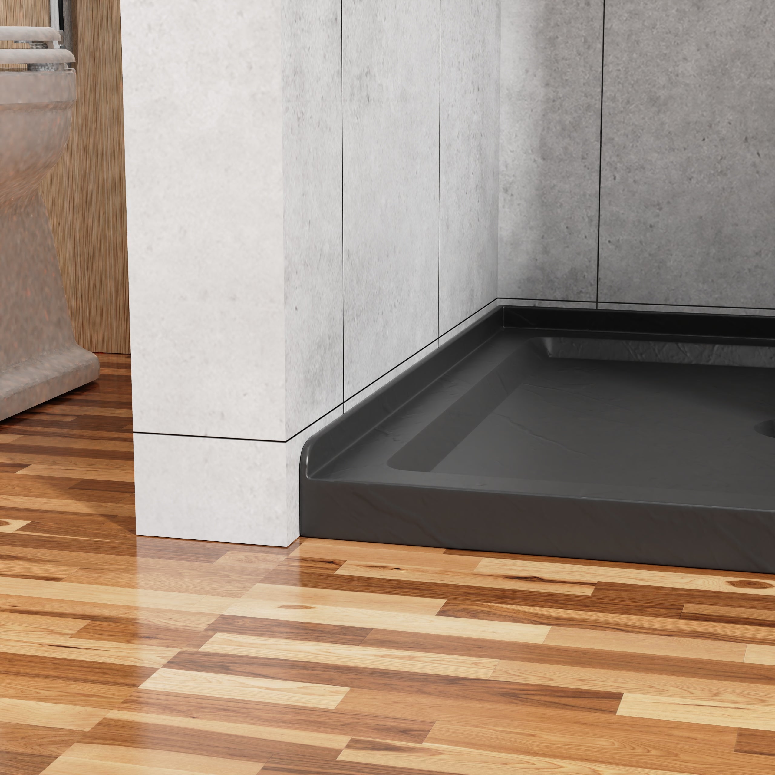 Goodyo 36"x36" Shower Base with Anti-slip Acrylic
