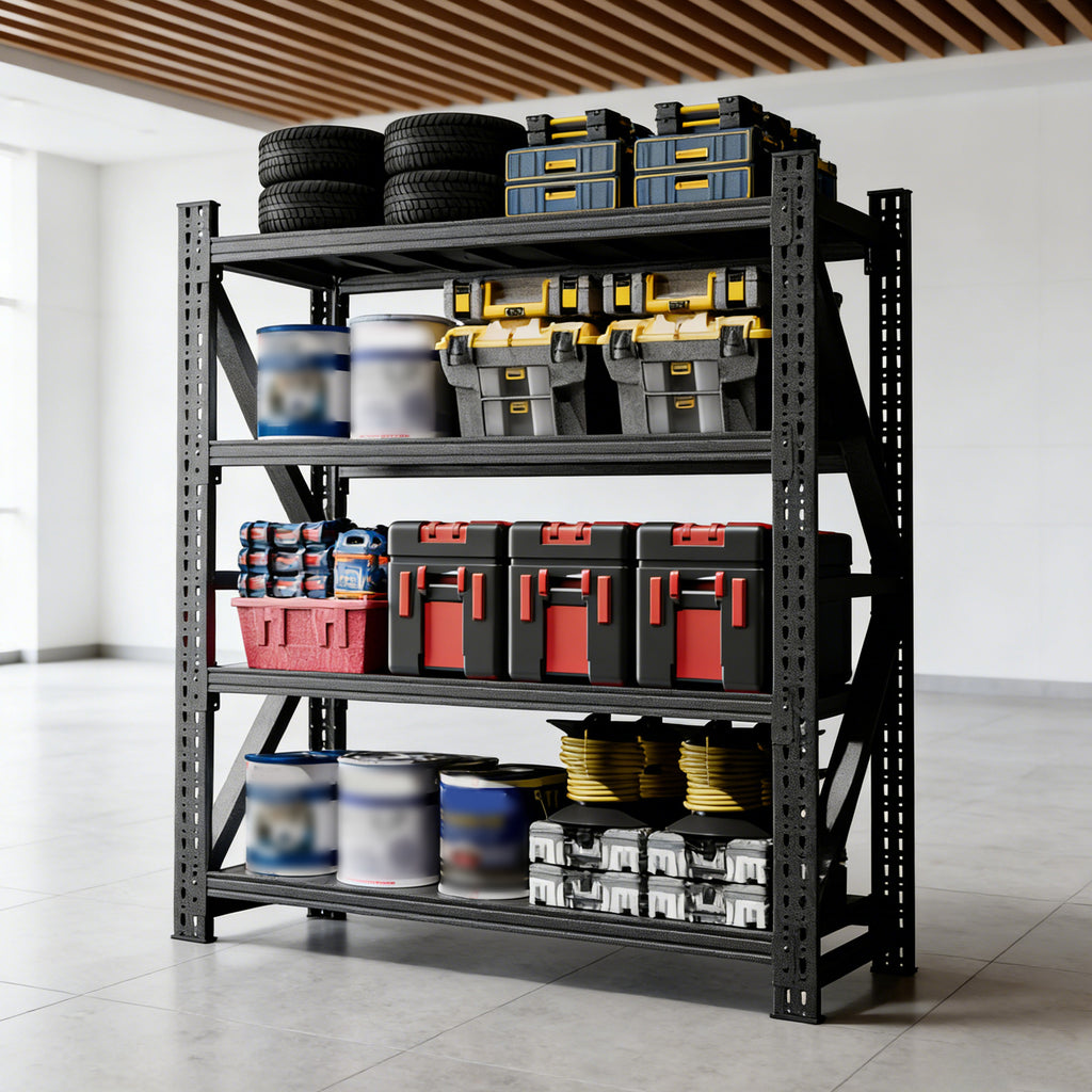 Heavy Duty Metal Adjustable Garage Shelves, 4000LBS Storage Rack