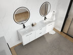 72" Bathroom Vanity With Resin Sink