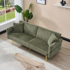 79 Inch Corduroy Sofa Bed