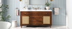 60" Bathroom Vanity with SMC Sink