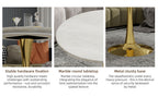 27.6-Inch Round Dining Table