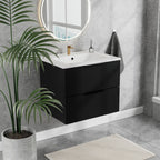 24 Inch Bathroom Vanity Cabinet With Ceramic Sink