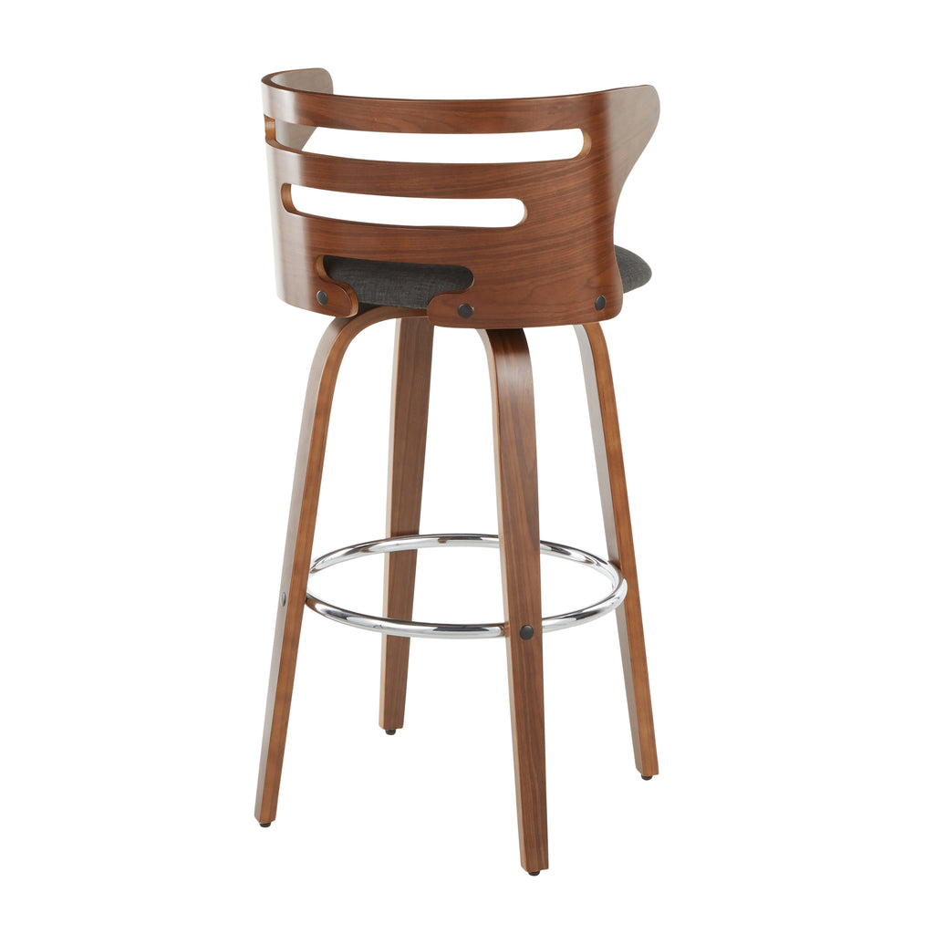 Mid-Century Modern Barstool with Swivel