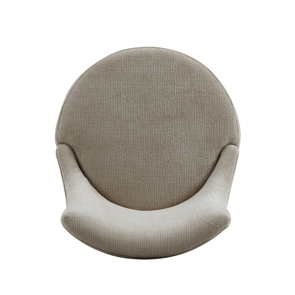 Lucia Wood Chenille Counter Stool