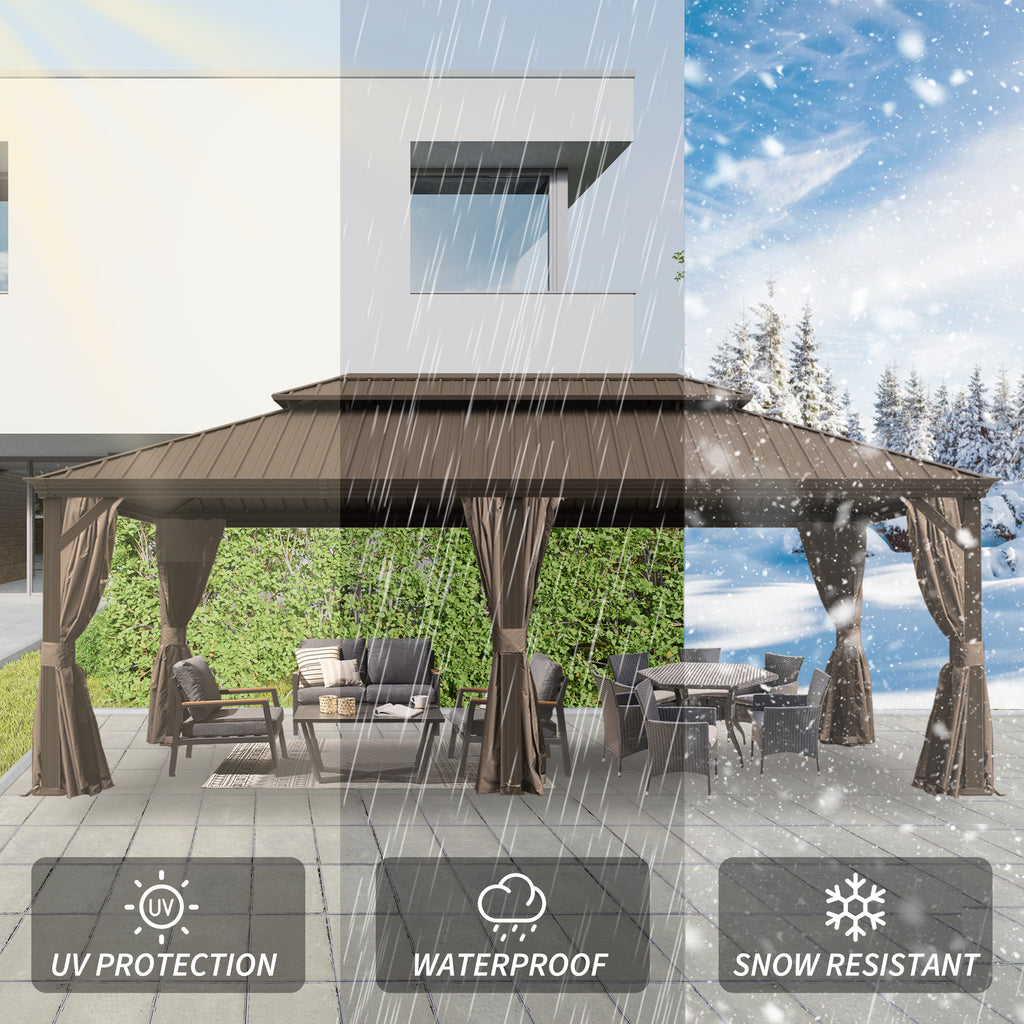 14' x 24' Hardtop Gazebo