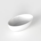 67 Inch Freestanding Solid Surface Soaking Bathtub