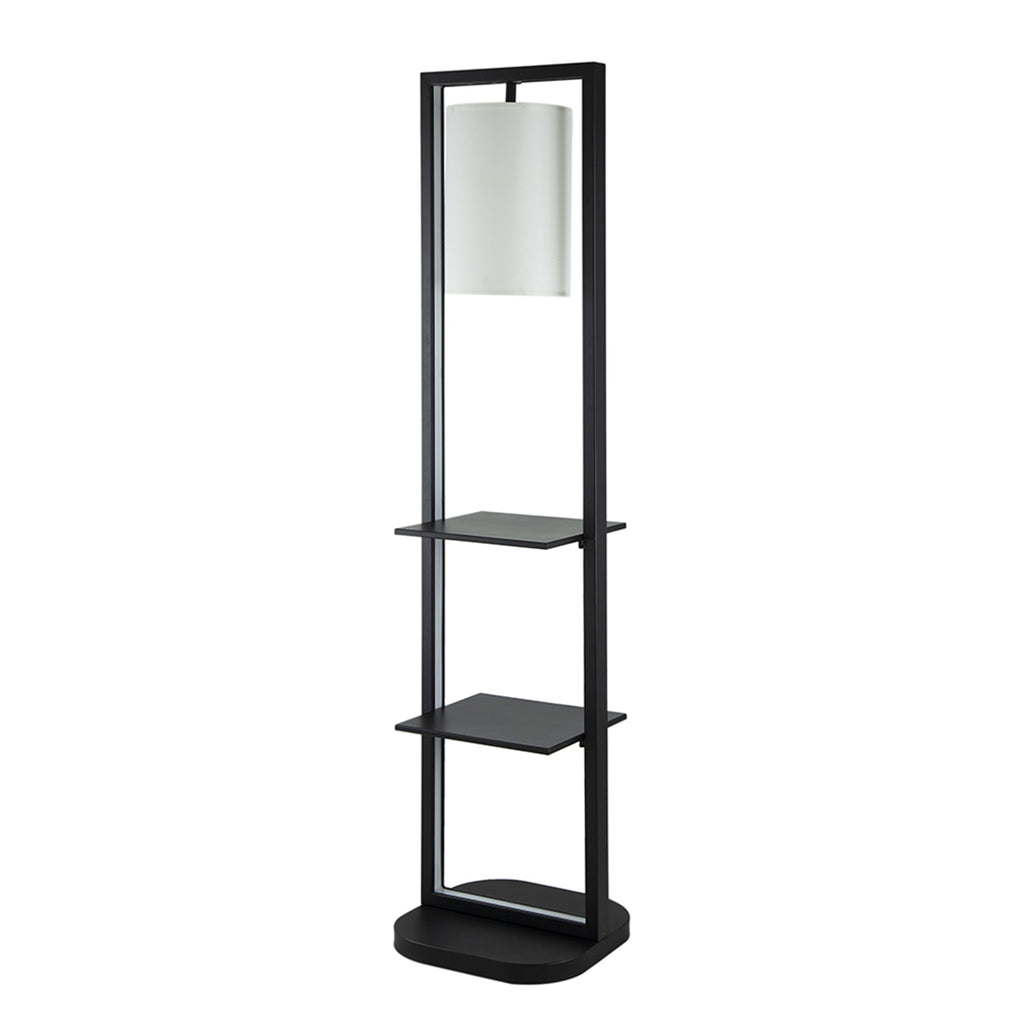 Two Tiered Vertical Shelving Stand with Light