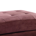 Chic Chocolate Lounge Ottoman