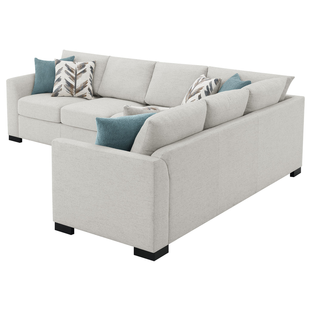 Radison Greige Upholstered Sectional Sofa