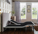 BTX4 Split Top King Adjustable Bed Base With Head and Foot Position Adjustment
