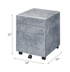 Jurgen Faux Concrete File Cabinet
